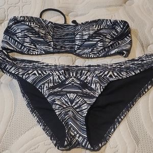 Black and white  bikini